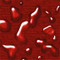 ArtScape 8' Red Liquid Pool Table Cloth
