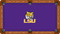 Louisiana State University Tigers 7' Pool Table Felt