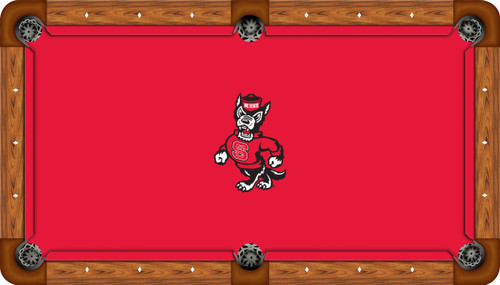 North Carolina State University Wolfpack 9' Pool Table Felt