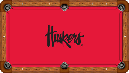 University of Nebraska Huskers 9' Pool Table Felt