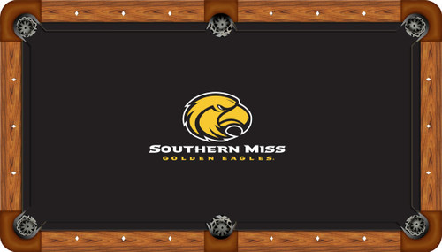 University of Southern Mississippi Golden Eagles 8' Pool Table Felt