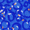 ArtScape 8' Blue Confetti Pool Table Cloth