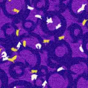 ArtScape 8' Purple Confetti Pool Table Cloth