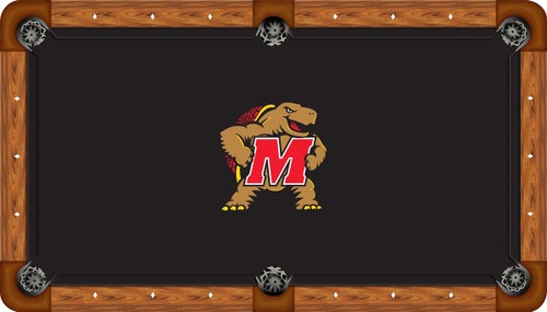 University of Maryland Terrapins 7' Pool Table Felt