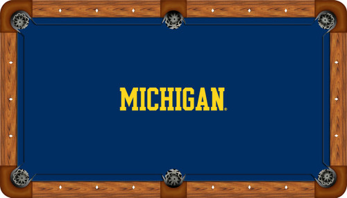 University of Michigan Wolverines 8' Pool Table Felt