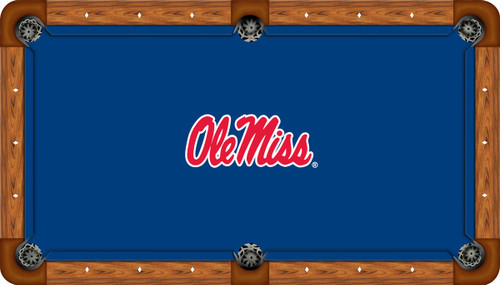 University of Mississippi Rebels 8' Pool Table Felt