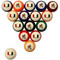 Miami Hurricanes Billiard Ball Set - Standard Colors