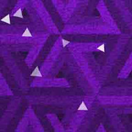 ArtScape 8' Purple Triangles Pool Table Cloth