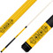 Forged Etched Series ET07 Custom Engraved Yellow Pool Cue – Black