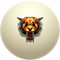 Saber-toothed Tiger Head Cue Ball