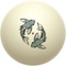 Twin Fish of Pieces Cue Ball