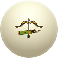 The Arrow of Sagittarius Cue Ball