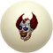 Horned Clown Head Cue Ball