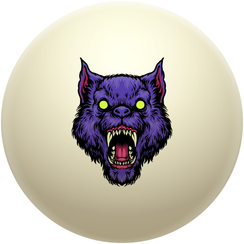 Werewolf Head Cue Ball