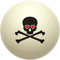 Skull & Crossbones Hearts Cue Ball