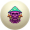 Mushroom Purple Skull Cue Ball