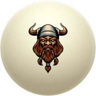 Viking Head Cue Ball