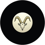 Capricorn Head of the Sea Goat 8 Ball