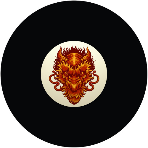 Red Devil Dragon Head 8 Ball