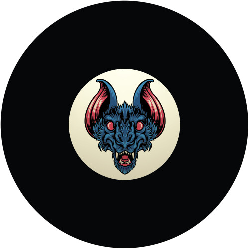 Vampire Bat Head 8 Ball