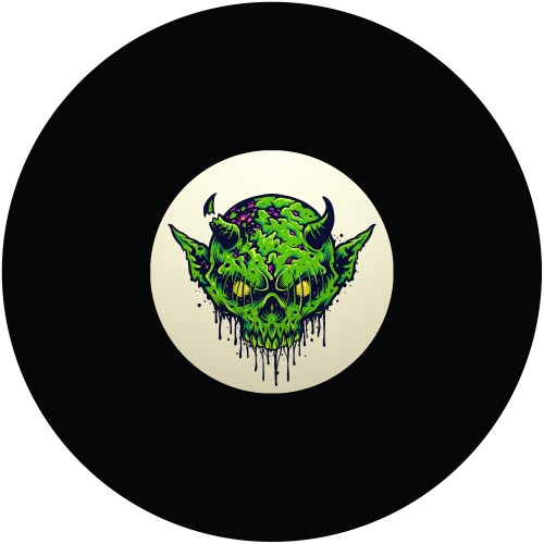 Oozing Goblin Skull 8 Ball