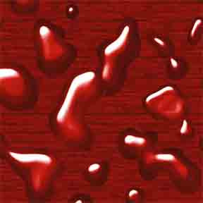 ArtScape 9' Red Liquid Pool Table Cloth