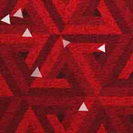 ArtScape 9' Red Triangles Pool Table Cloth