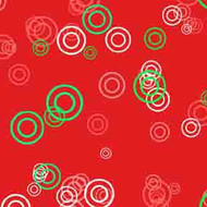 ArtScape 9' Red Rings Pool Table Cloth