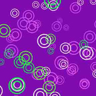 ArtScape 9' Purple Rings Pool Table Cloth