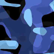 ArtScape 9' Blue Camouflage Pool Table Cloth