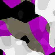 ArtScape 9' Purple Camouflage Pool Table Cloth