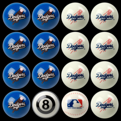 LA Dodgers Pool Balls