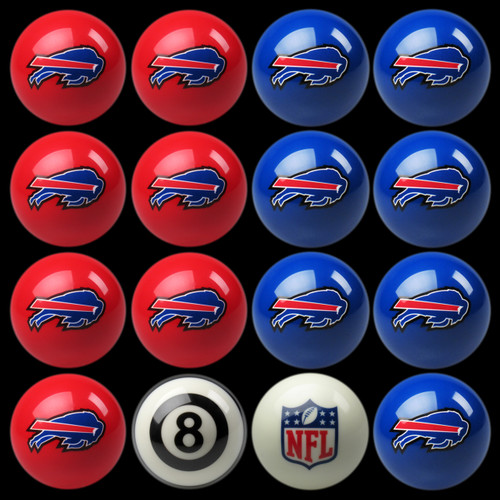Buffalo Bills Pool Balls