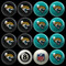 Jacksonville Jaguars Pool Balls