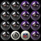 Baltimore Ravens Pool Balls