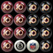 Washington Redskins Pool Balls