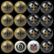 New Orleans Saints Pool Balls