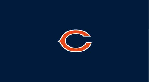Chicago Bears Pool Table Felt for 8 foot table