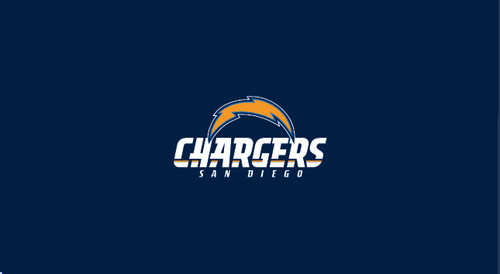 San Diego Chargers Pool Table Felt for 8 foot table