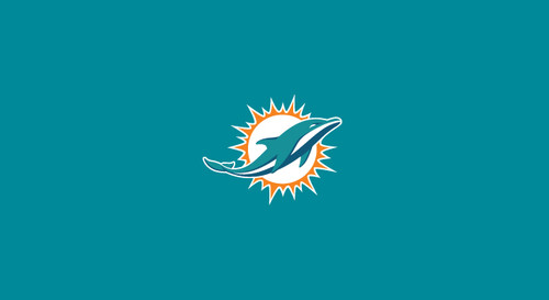 Miami Dolphins Pool Table Felt for 8 foot table
