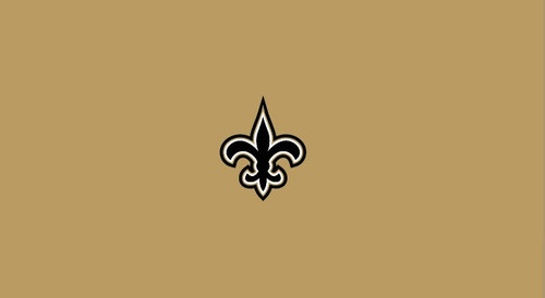 New Orleans Saints Pool Table Felt for 8 foot table