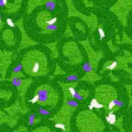 ArtScape 7' Green Confetti Pool Table Cloth