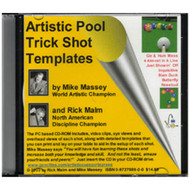 Artistic Pool Trick Shot Templates CD-ROM