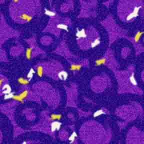 ArtScape 7' Purple Confetti Pool Table Cloth