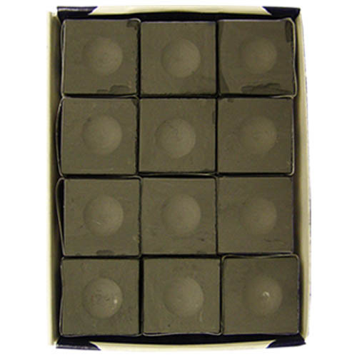Silver Cup Chalk, Charcoal, 12-Piece Box