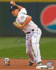 Jack Wilson Autographed Seattle Mariners Home 8x10 Photo