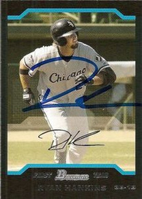 Ryan Hankins Signed White Sox 2004 Bowman Rookie Card