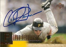 Chad Hermansen Signed Pittsburgh Pirates 2001 UD Card