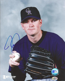 Jason Jennings Autographed Colorado Rockies Studio 8x10 Photo