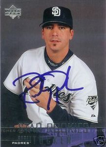 Rusty Tucker Signed San Diego Padres 04 UD Rookie Card